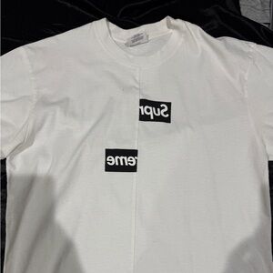 Supreme CDG split logo Size M USED